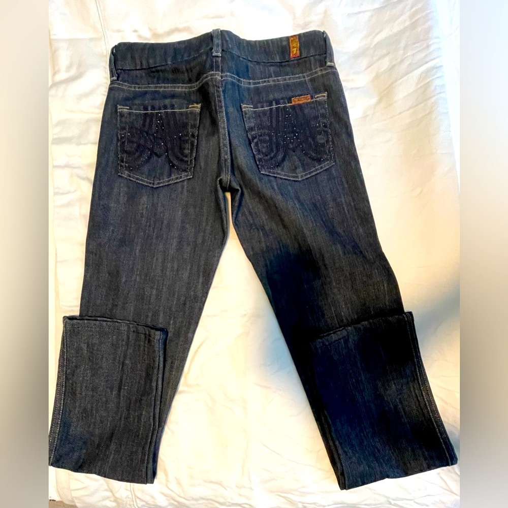 7 For all mankind jeans. Dark wash. Size 26.